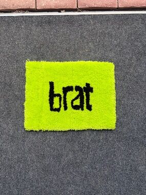 brat - custom tufted rug